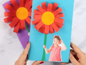 Paper Flower Mother’s Day Card for National Craft Month