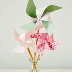 Easy Pencil Pinwheel for National Craft Month