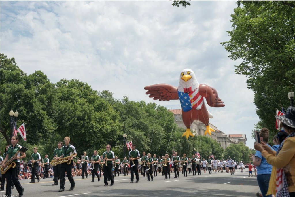 The DMV is throwing several unforgettable parties this Fourth of July Crowds watching a patriotic parade, one of the best DMV Fourth of July events