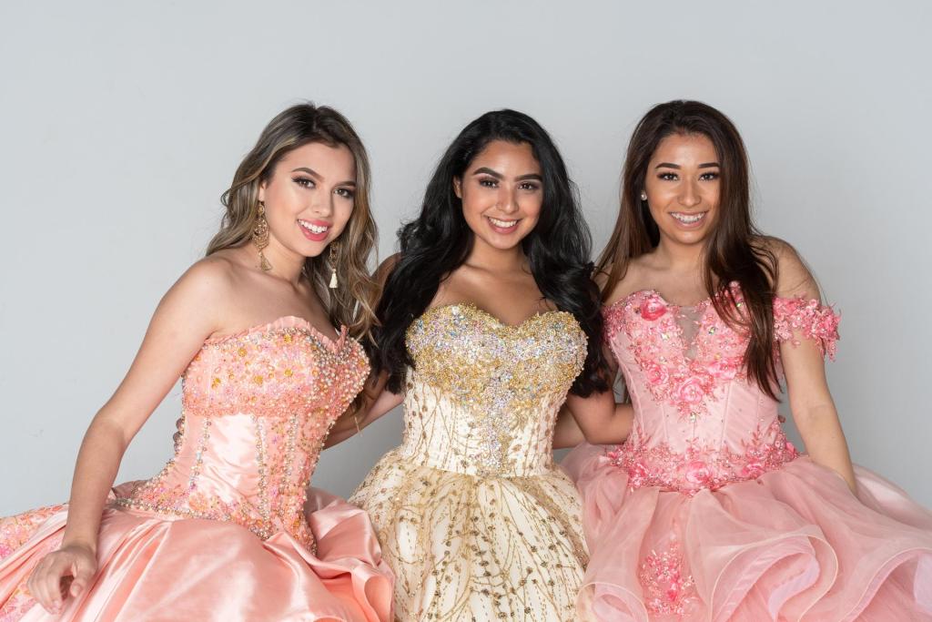 The Significance of Quinceañeras The Significance of Quinceañeras Group of three teenage hispanic girls wearing quinceanera dresses