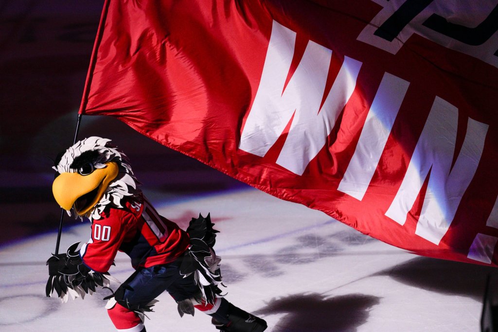 Washington Capitals vs New York Rangers at Capital One Arena on October 29, 2024. Washington Capitals Game With Kids