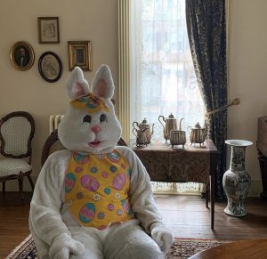 Easter bunny, photo credit:  Lee-Fendall House Museum 