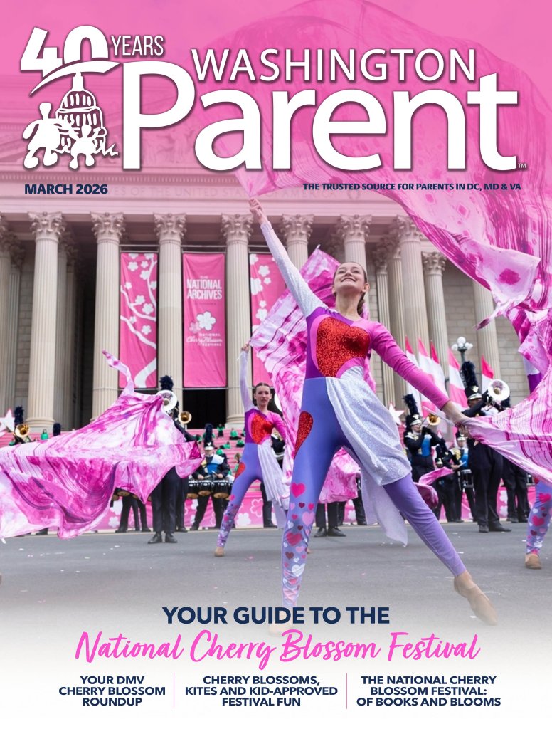 Celebrate the National Cherry Blossom Festival 2026 in DC with Washington Parent’s family guide. Find cherry blossom events, kites, kid-friendly activities, books and festival highlights across the DMV.