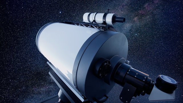 astronomical observatory telescope stars night sky [Photo Illustration]