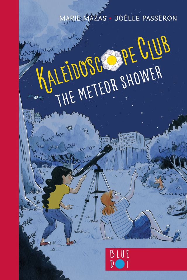 Cover of Kaleidoscope Club: The Meteor Shower by Marie Mazas, a chapter book for tweens