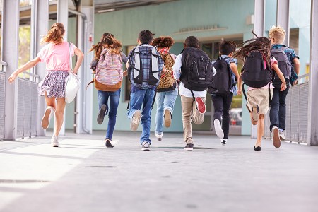 healthy kids going back to school